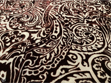 £12.99 Lightweight Floral Velvet chiffon burnout Devore Fabric   46"  x 52"