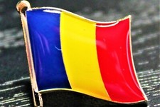 ROMANIA Romanian Flag Lapel Pin Badge Superior High Quality Gloss Enamel