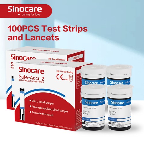 Sinocare 100pcs safe - safe, accu2