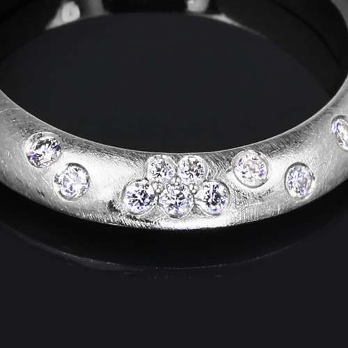 Diamond band wedding lab - diamond,