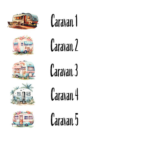 Personalised caravan coffee - personalised,