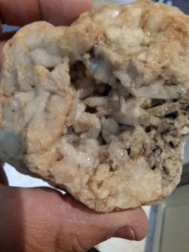 Large natural white crystal - large,