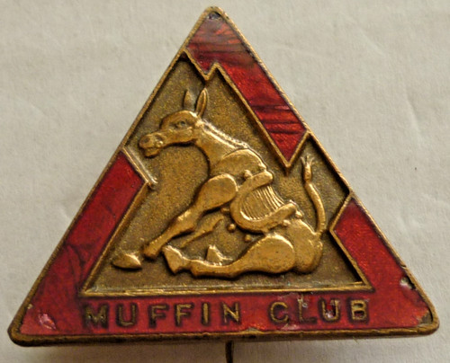 Vintage enamel badge - enamel, the