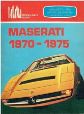 MASERATI GHIBLI SS ,BORA , KHAMSIN , INDY & MERAK 1965-70 PERIOD ROAD TESTS BOOK