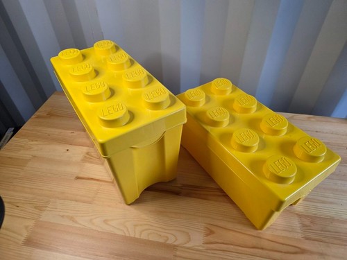 Lego yellow stud storage - yellow,