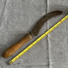 Vintage Circa 1940’s Garden Sickle Billhook Sythe Slasher Grass Hook Tool 36cm