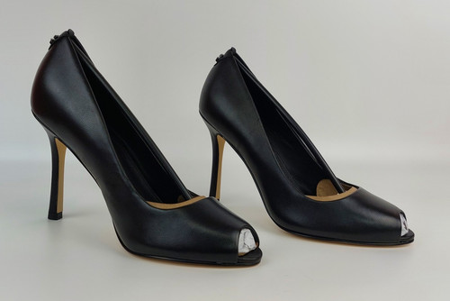 Guess black leather - leather, peep
