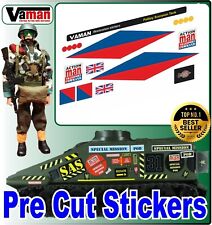 Action Man.Stickers (Die Cut)