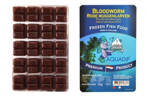Aquadip frozen bloodworm food - frozen,