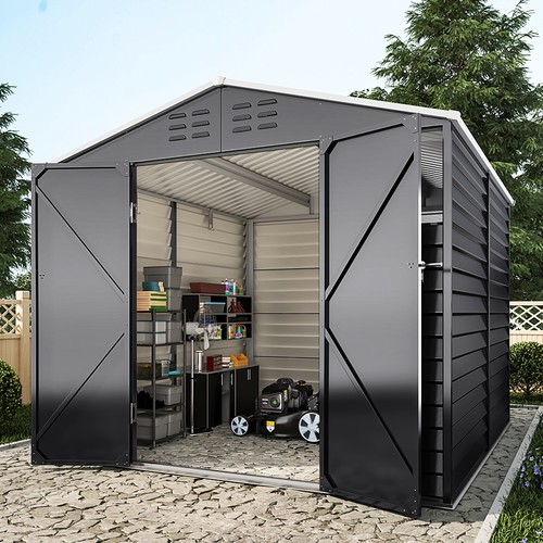8x8 5ft metal - metal, garden
