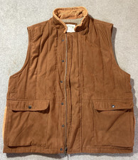 Orvis Mens Shooting Gilet Brown Quilted Country Outdoor BodyWarmer XL