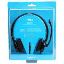 Logitech H151 Wired Stereo Headset with Boom Mic