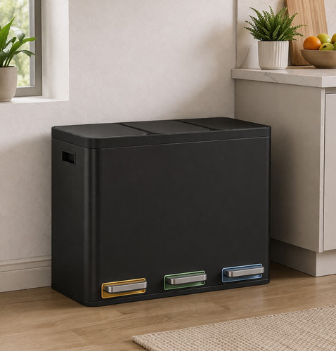 Kitchen bin 60l - 60l, dual