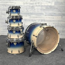 Used Peace 5pc Drum Set Blue