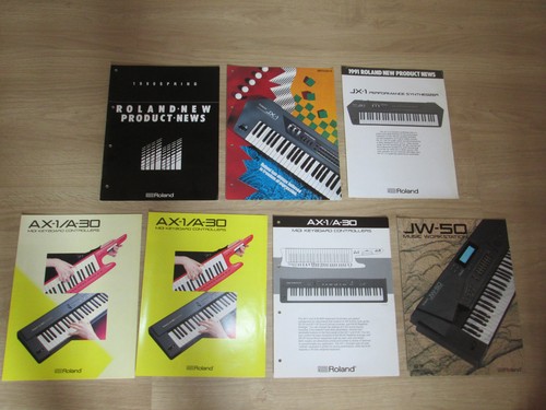 Roland synthesizer literature - roland,