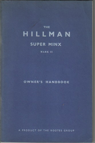 Hillman super minx 1964 - mk, ii