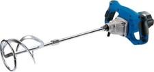 Power Mixer 56406 110V Cement Plaster Mortar Paint 1400W Blue Silver - B/Dmg