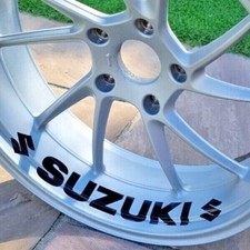 SUZUKI WHEEL stickers FOR Suzuki GSX-R 600 750 1000 gsxr hyabusa track BIKE RACE