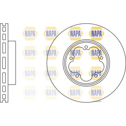 Brake discs vented - 2x,