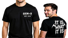 Gen X Tshirt Black generation