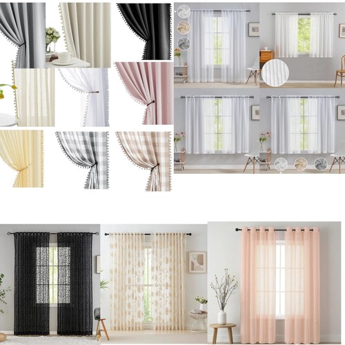 Curtains voile net - voile,