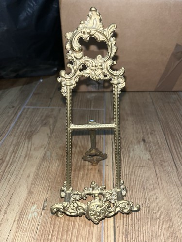Vintage ornate solid brass - ornate,