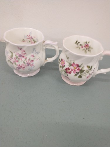 Fine bone china mugs queens - bone,