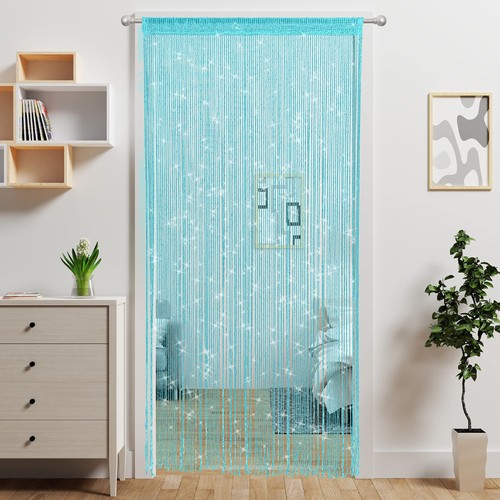 Door string curtain doorway - string,