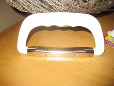 Vintage White Hard Plastic handle for guitar, speakers,amp,flight boxes etc .