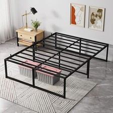 Queen Metal Bed Frame 14" High