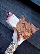 'Border Collie/Sheep Dog' Handled Collectors Walking Stick.