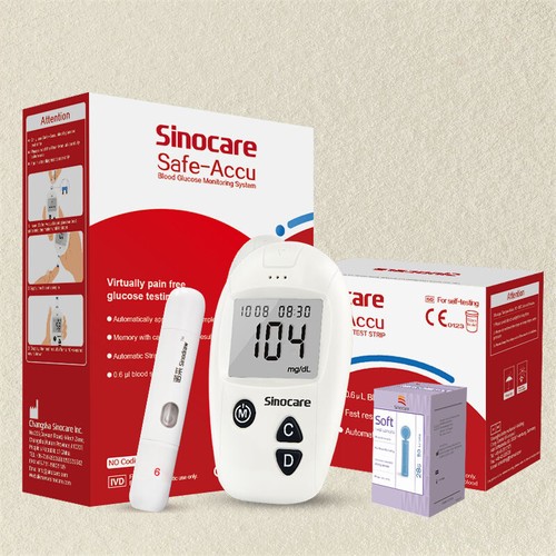 Sinocare 50pcs accu - 50pcs,