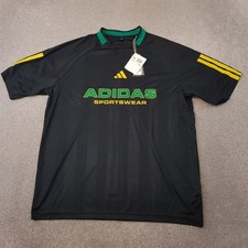 Adidas Men T-Shirt Large Black
