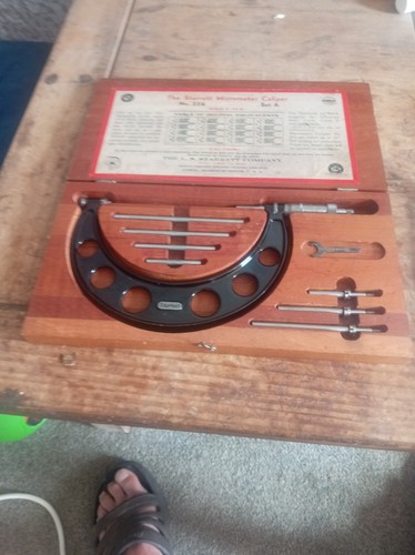 Starrett micrometer caliper - starrett,