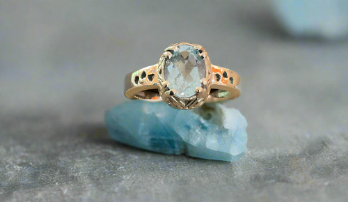 Hand crafted sky - crafted, topaz