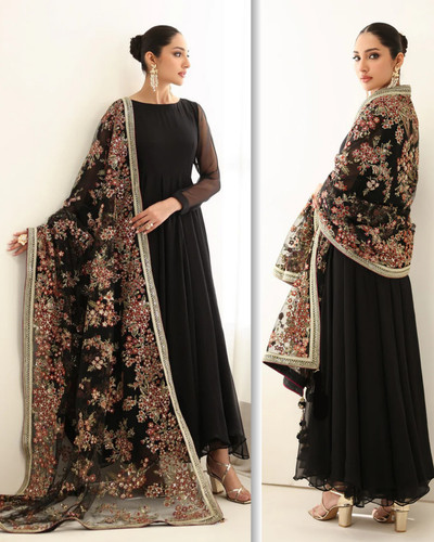 Pakistani embroidered black - pakistani,