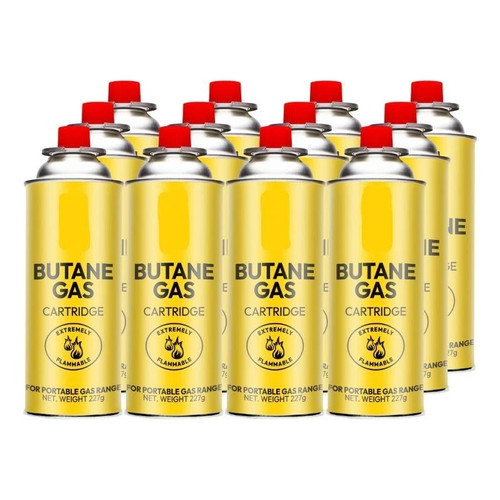 Butane gas canisters for - 12,