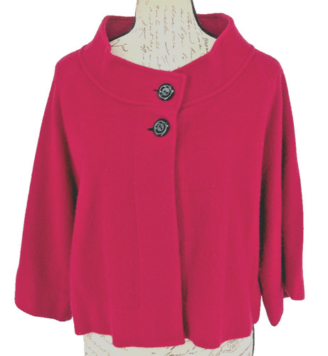 Fuchsia bolero jacket - bolero,