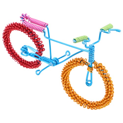Wire sculpture bike model - , kit