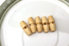 Wood Toggle Duffle Coat Button 20mm Long in Packs of 5, 10 or 20