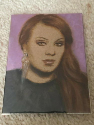 Adele hand drawn - drawn, aceo