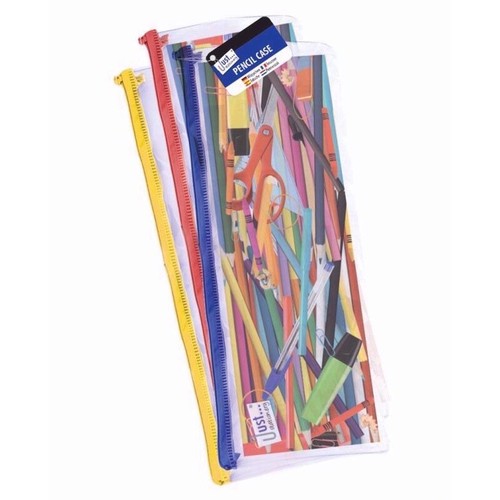 Clear exam pencil case - exam,