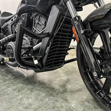 Sharp Front Engine Guard Crash
