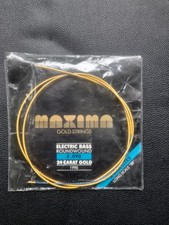 Maxima 1998 E.090 24 Carat Gold X-Tra Lites RoundWound Electric Bass String