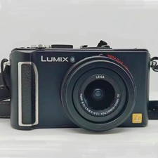 Panasonic LUMIX DMC-LX3 Black 10.1 MP Digital Camera 2.5x Zoom w/ Charger