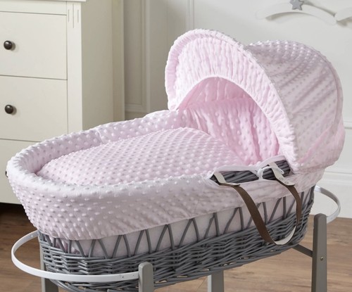 Baby moses basket pink - basket,