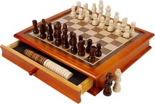 12-Inch Wooden Chess &