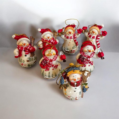 Vintage style snowman - 7, x