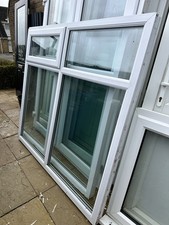  White Upvc Window Used Garage