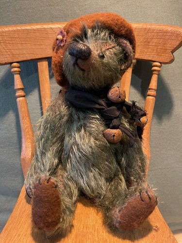 Handmade mohair artist bear - artist,